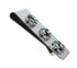 Navajo Flower Inlay Sterling Silver Money Clip TX10204