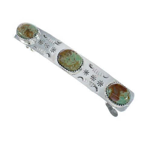 Sterling Silver Native American Navajo Hair Barrette TX10237