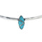 Southwestern Turquoise Sterling Silver Collar Necklace TX10246