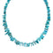 Navajo Turquoise Sterling Silver Bead Necklace TX10240