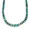 Sterling Silver Navajo Turquoise Bead Necklace TX10244