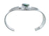 Native American Turquoise Sterling Silver Tear Drop Navajo Cuff Bracelet TX10256