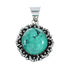 Navajo Sterling Silver Turquoise Native American Pendant TX10261