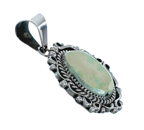 Navajo Sterling Silver Turquoise Native American Pendant TX10260