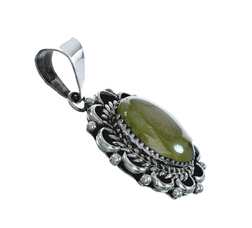 Navajo Sterling Silver Turquoise Native American Pendant TX10262