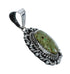 Navajo Sterling Silver Turquoise Native American Pendant TX10271