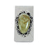 Turquoise Navajo Indian Sterling Silver Money Clip TX10269