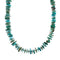Southwestern Turquoise Genuine Sterling Silver Bead Necklace TX10251