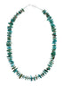Southwestern Turquoise Genuine Sterling Silver Bead Necklace TX10251