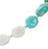 Multicolor Navajo Genuine Sterling Silver Bead Necklace TX10265