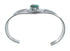 Native American Turquoise Sterling Silver Tear Drop Navajo Cuff Bracelet TX10258