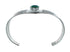 Genuine Turquoise Sterling Silver Tear Drop Navajo Cuff Bracelet TX10289