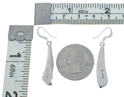 Authentic Sterling Silver Multicolor Hook Dangle Earrings TX10297