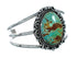 Native American Navajo Sterling Silver Turquoise Cuff Bracelet TX10309