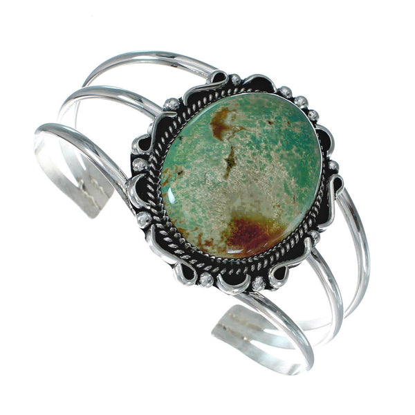 Native American Navajo Sterling Silver Turquoise Cuff Bracelet TX10310