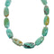 Genuine Navajo Sterling Silver And Turquoise Bead Necklace TX10313