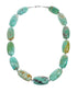 Genuine Navajo Sterling Silver And Turquoise Bead Necklace TX10313