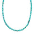 Navajo Sterling Silver Native American Turquoise Bead Necklace TX10319