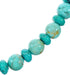 Navajo Sterling Silver Native American Turquoise Bead Necklace TX10319