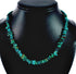 Authentic Navajo Turquoise Sterling Silver Bead Necklace TX10320