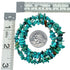Authentic Navajo Turquoise Sterling Silver Bead Necklace TX10320
