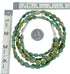 Native American 3-Strand Turquoise And Silver Bead Necklace TX10321