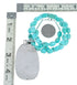 Sterling Silver Turquoise Navajo Bead Pendant Necklace Set TX10322