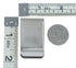Navajo Turquoise Sterling Silver Multistone Money Clip TX11328