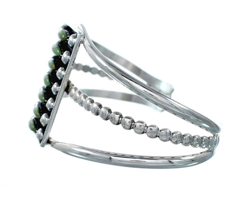 Navajo Turquoise Multistone Sterling Silver Cuff Bracelet TX11346