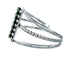 Navajo Turquoise Multistone Sterling Silver Cuff Bracelet TX11346