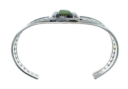 Navajo Turquoise Multistone Sterling Silver Cuff Bracelet TX11346
