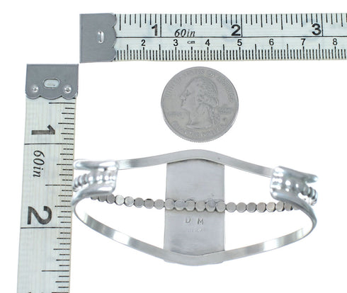Navajo Turquoise Multistone Sterling Silver Cuff Bracelet TX11346