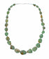Turquoise Jewelry American Indian Genuine Sterling Silver Bead Necklace TX11363
