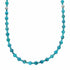 Navajo Sterling Silver Native American Turquoise Bead Necklace TX11364