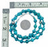 Navajo Sterling Silver Native American Turquoise Bead Necklace TX11364