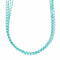 Navajo Turquoise 5-Strand Hand Strung Sterling Silver 18" Necklace TX11368