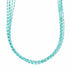 Navajo Turquoise 5-Strand Hand Strung Sterling Silver 18" Necklace TX11368