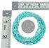 Navajo Turquoise 5-Strand Hand Strung Sterling Silver 18" Necklace TX11368