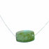 Navajo Turquoise Pendant Sterling Silver Italian Rope Chain Necklace Set TX11360