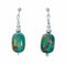 Navajo Turquoise Sterling Silver Bead Post Earrings TX11358