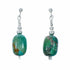 Navajo Turquoise Sterling Silver Bead Post Earrings TX11358