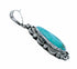 Navajo Native American Turquoise Sterling Silver Pendant TX11354