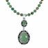 Native American Turquoise Sterling Silver Navajo Necklace Pendant Set TX11369