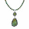 Genuine Navajo Turquoise Sterling Silver Necklace Pendant Set TX11371