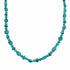 Navajo Sterling Silver Native American Turquoise Bead Necklace TX11392