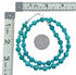 Navajo Sterling Silver Native American Turquoise Bead Necklace TX11391