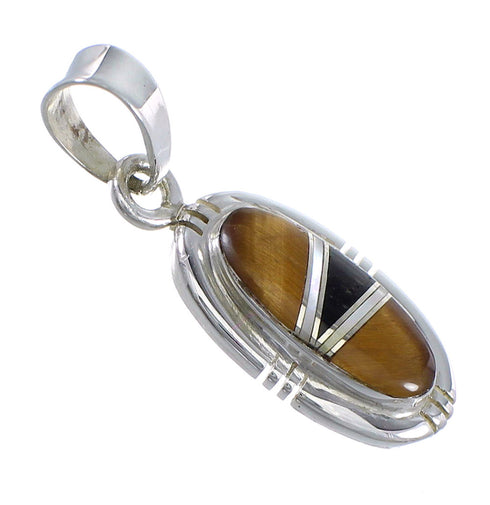 Multicolor Sterling Silver Southwestern Pendant YX70708