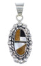 Southwestern Silver Multicolor Pendant YX70746