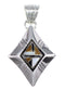 Southwest Sterling Silver Multicolor Pendant YX70747
