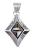 Southwest Sterling Silver Multicolor Pendant YX70747